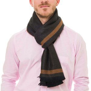 VISCOSE MEN SCARF (BROWN)